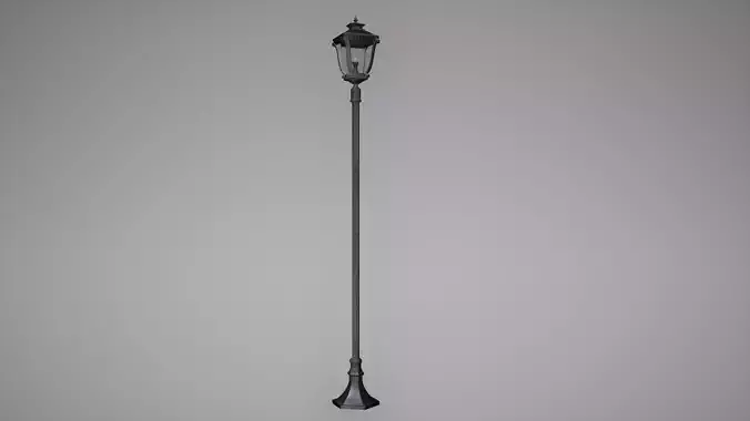 Streetlight Low Poly Game Ready street lamp