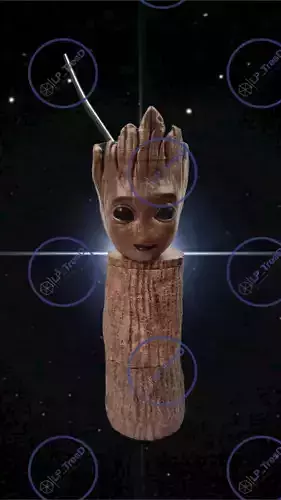 Set de Mate Baby Groot 3D print model