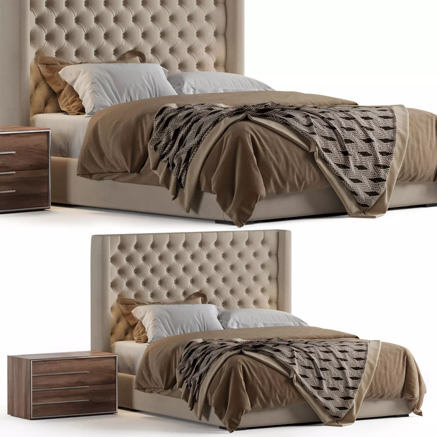 RH Adler Bed 3D model