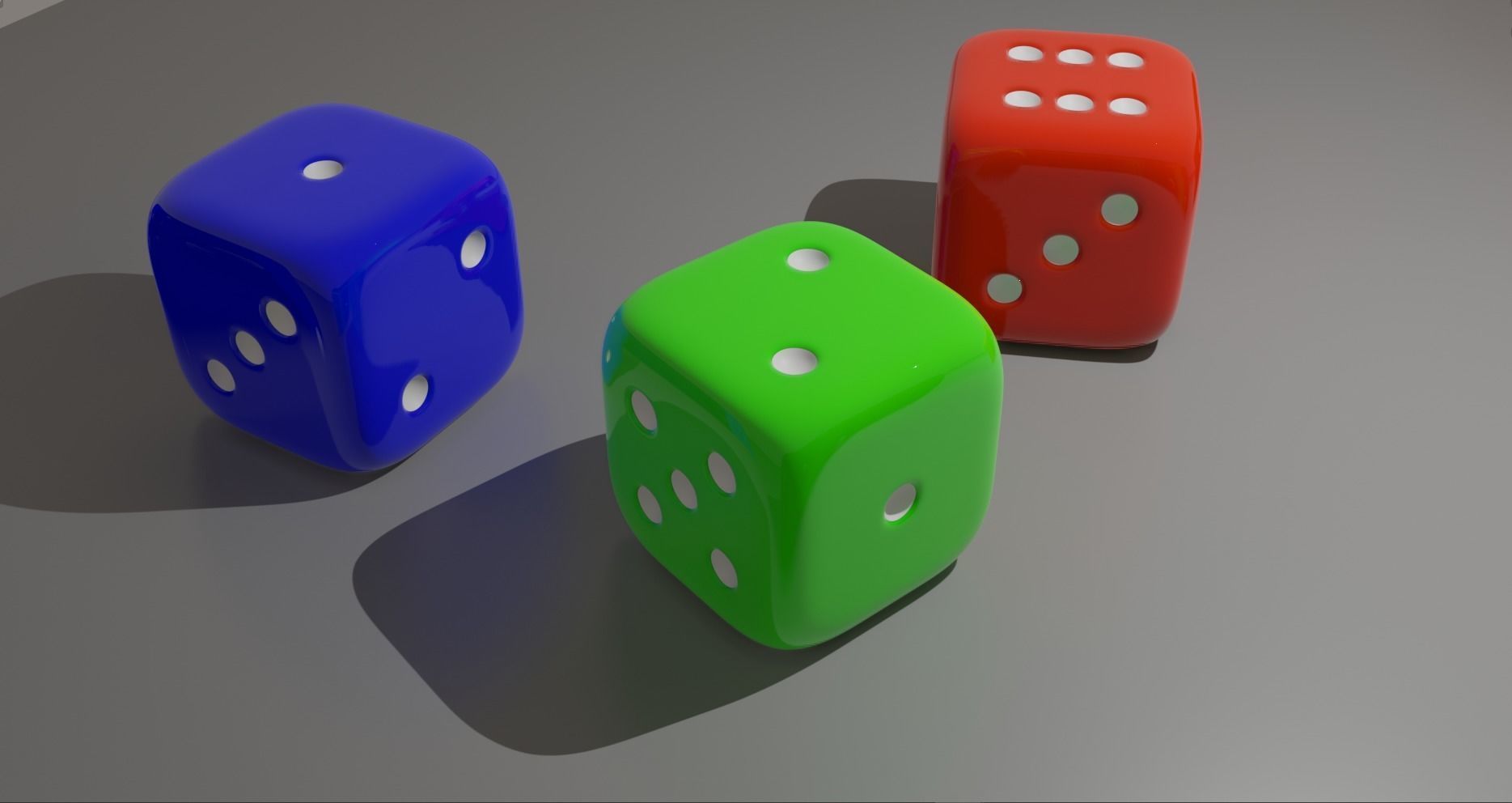 Dice in evee Free low-poly 3D model_2