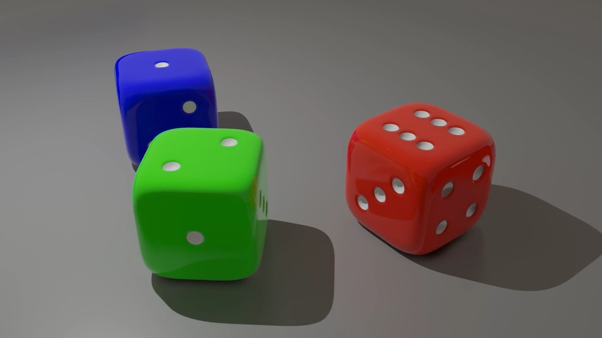Dice in evee Free low-poly 3D model_3