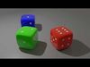Dice in evee Free low-poly 3D model_1