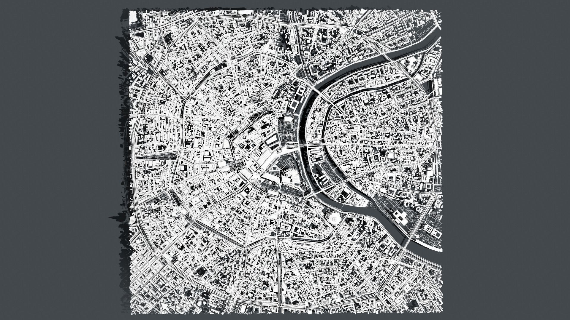 Cityscape Moscow The First Garden Ring 3D model_17