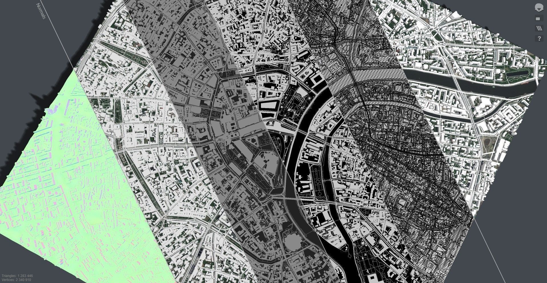 Cityscape Moscow The First Garden Ring 3D model_21