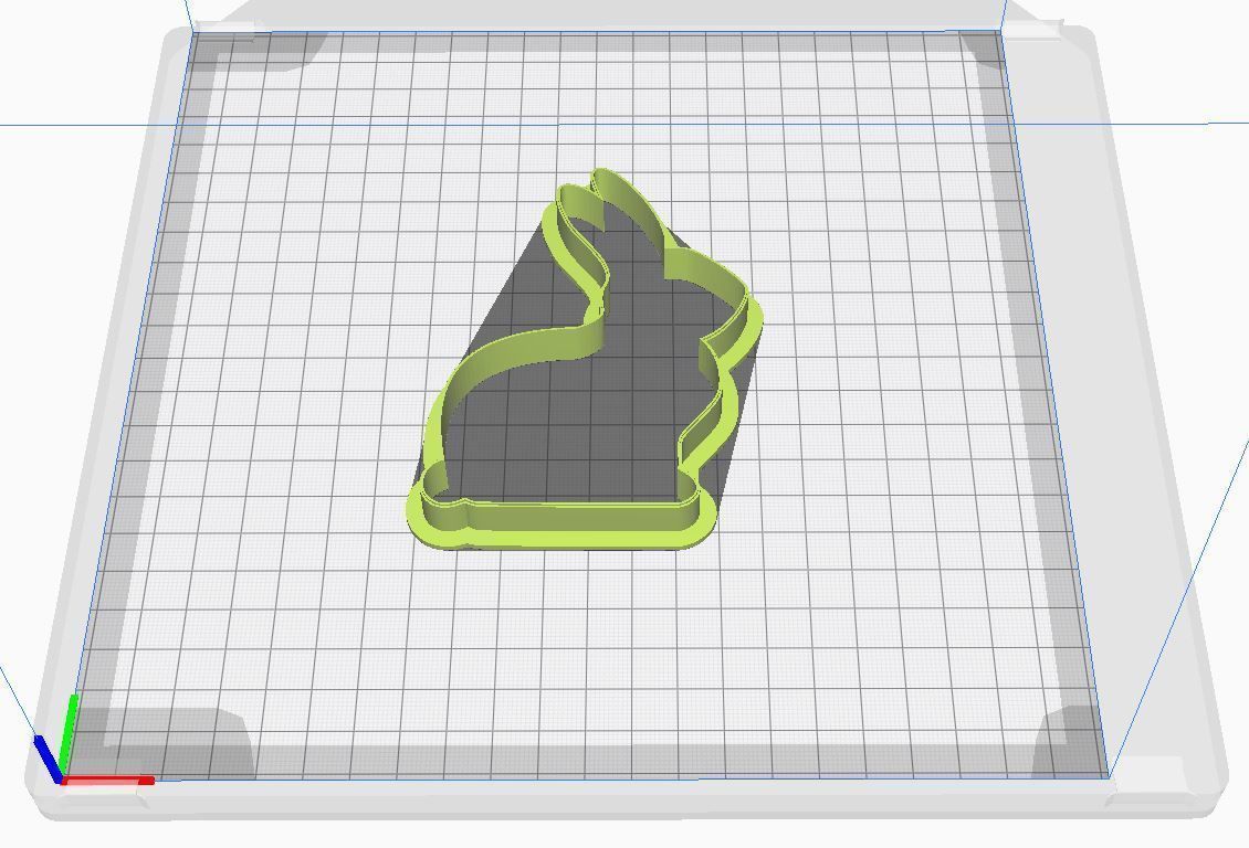 Cookie cutter - Rabbit 4 3D print model_2