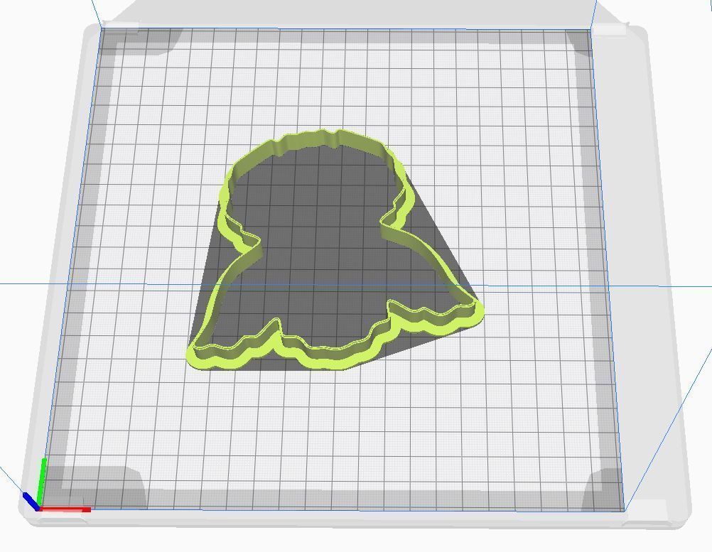 Cookie cutter - Angel 3D print model_2