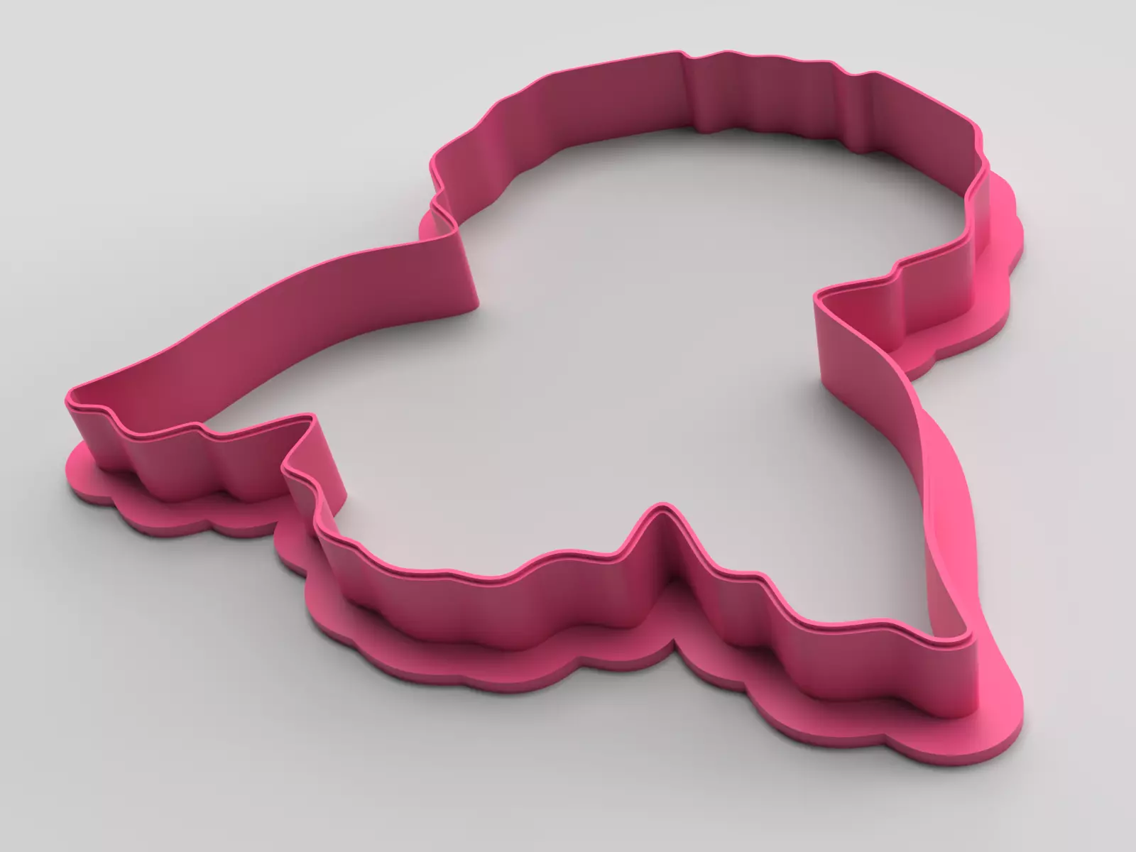 Cookie cutter - Angel 3D print model_0
