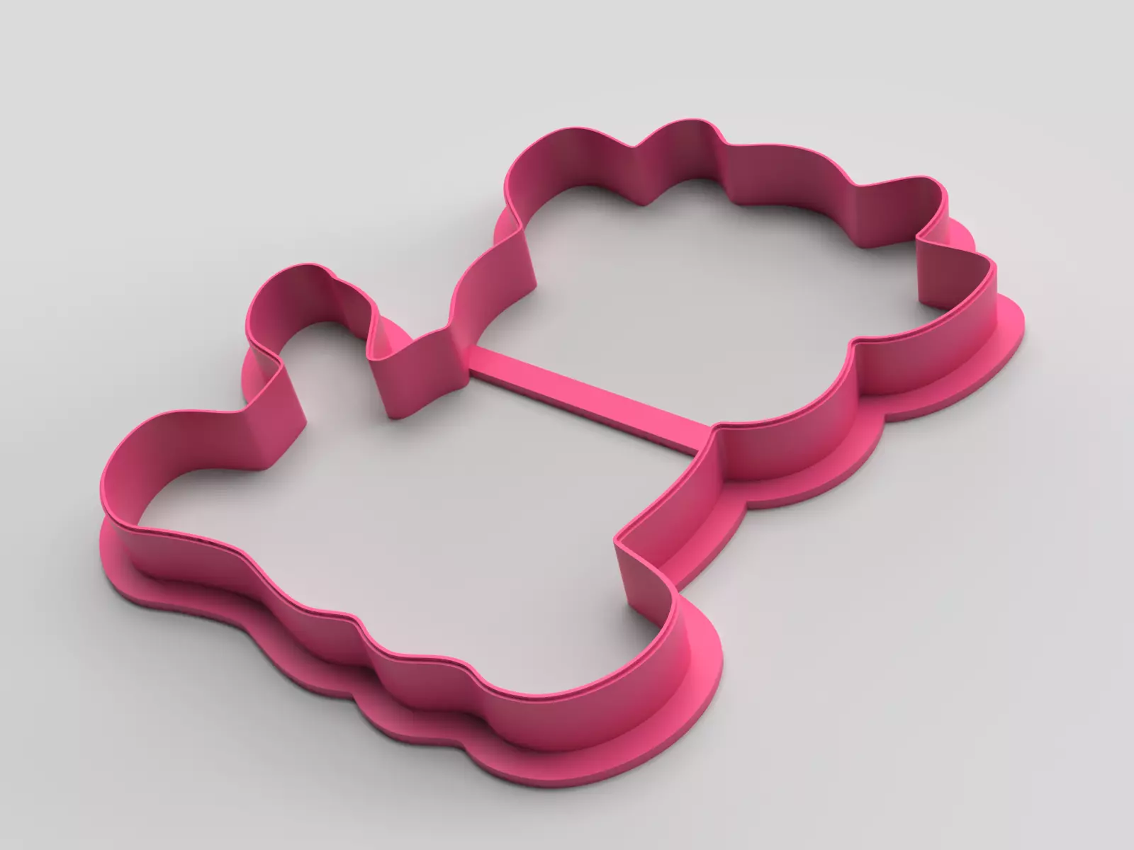 Cookie cutter - Bik - Cow 3D print model