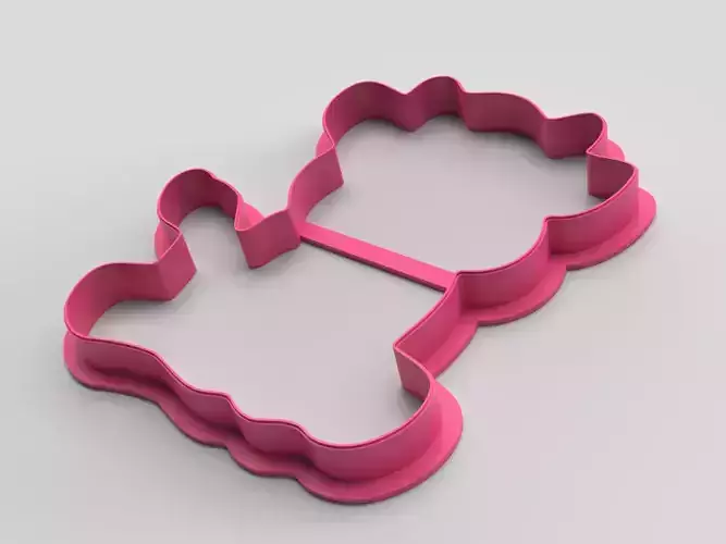 Cookie cutter - Bik - Cow 3D print model