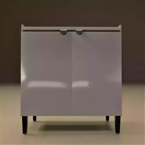 bancada para pia de cosinha Low-poly 3D model