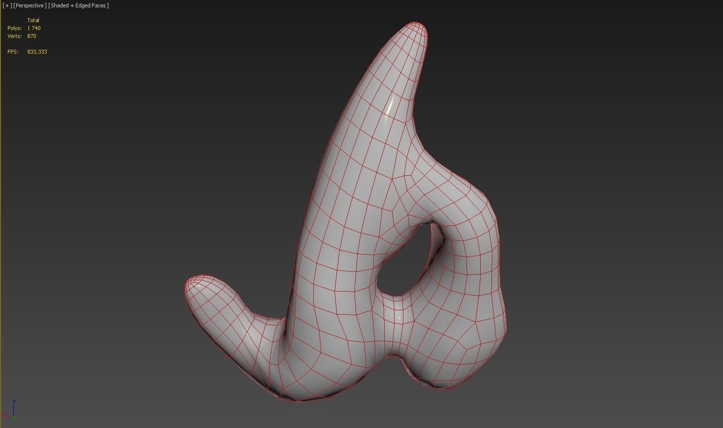 Jean Arp Star in a Dream abstract sculpture 3D model_11