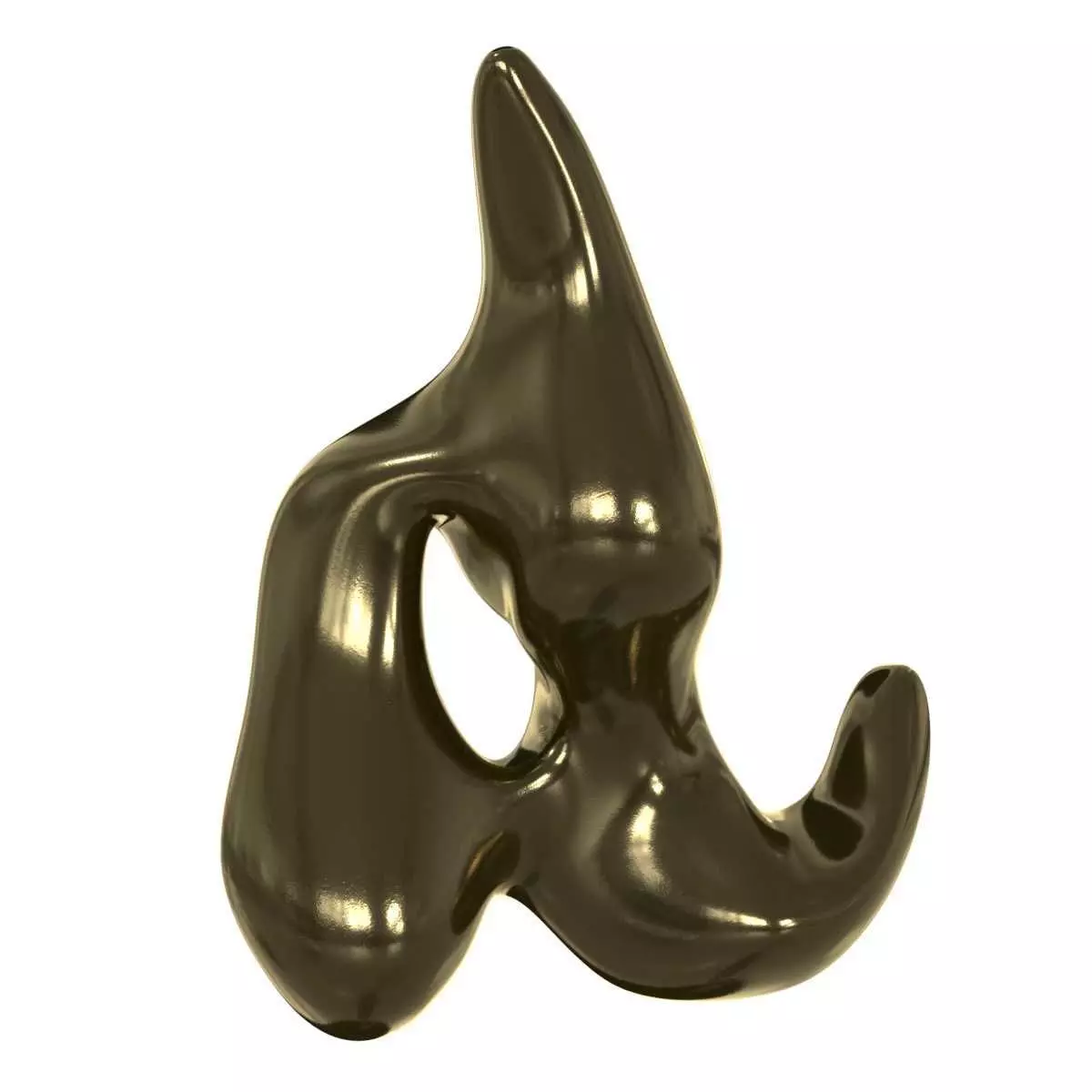 Jean Arp Star in a Dream abstract sculpture 3D model_0
