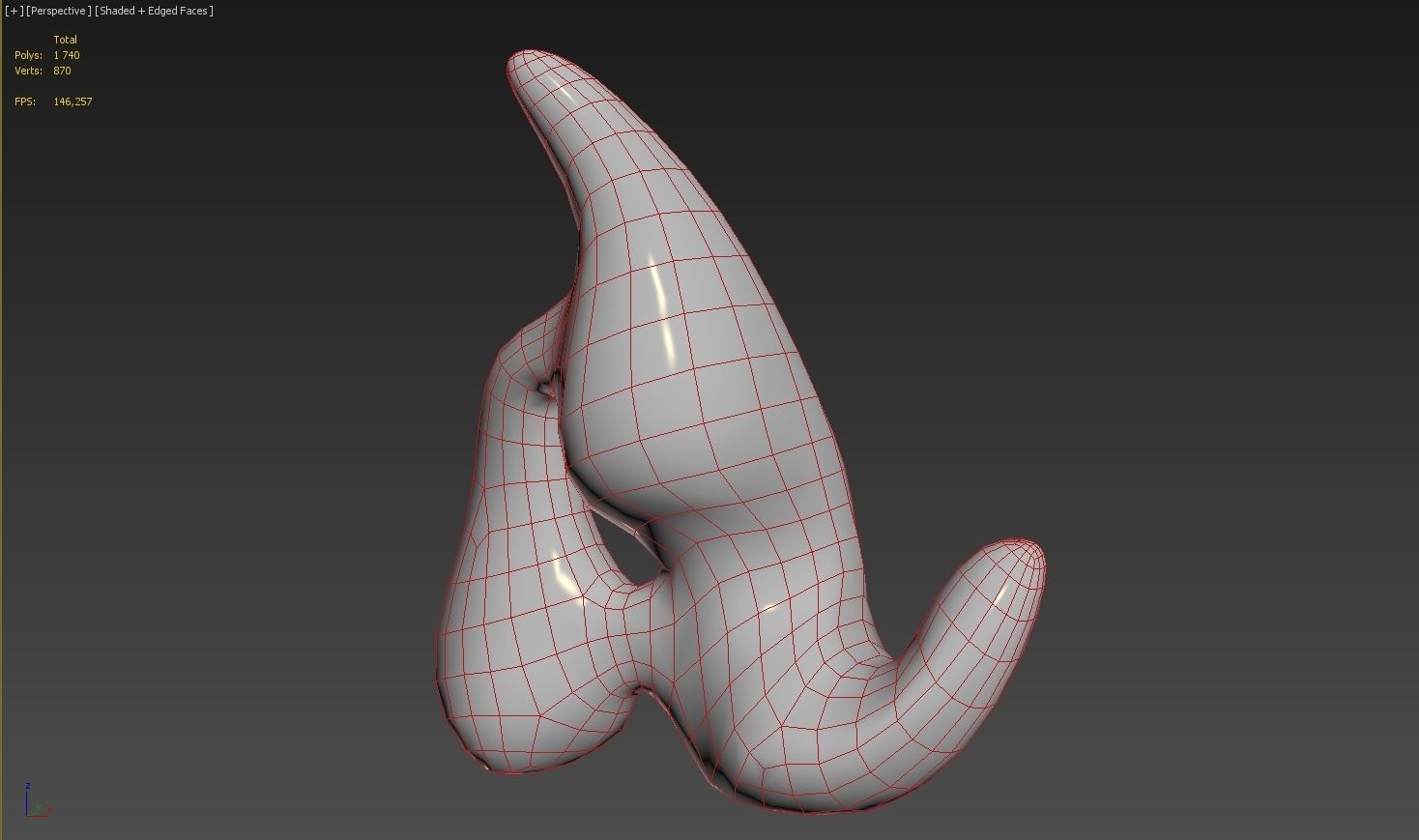 Jean Arp Star in a Dream abstract sculpture 3D model_8