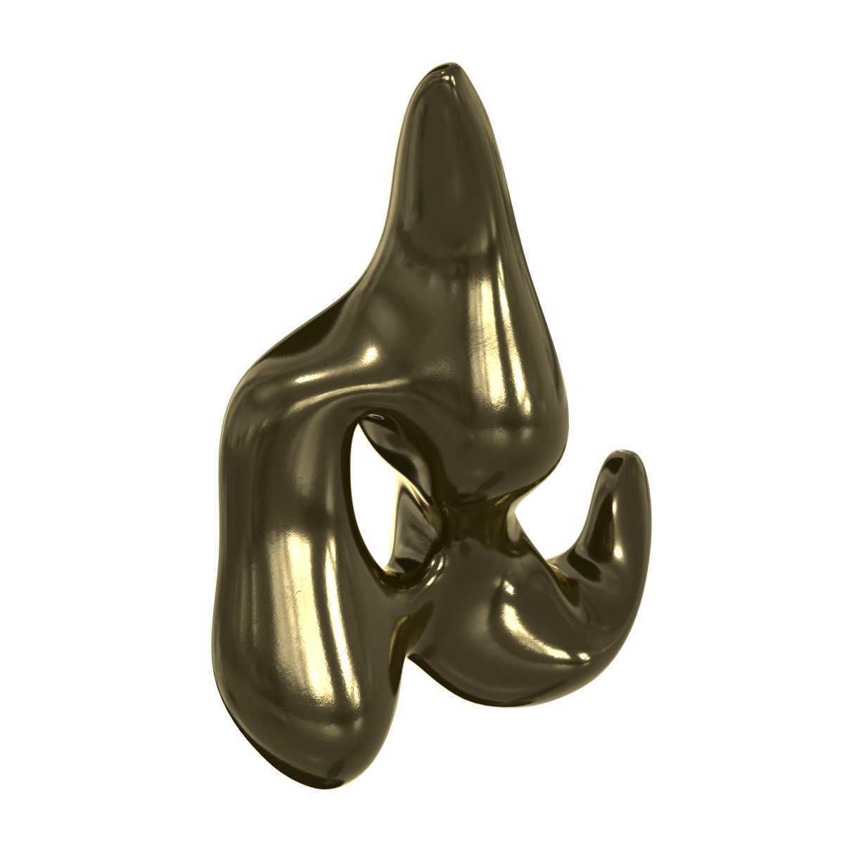 Jean Arp Star in a Dream abstract sculpture 3D model_1