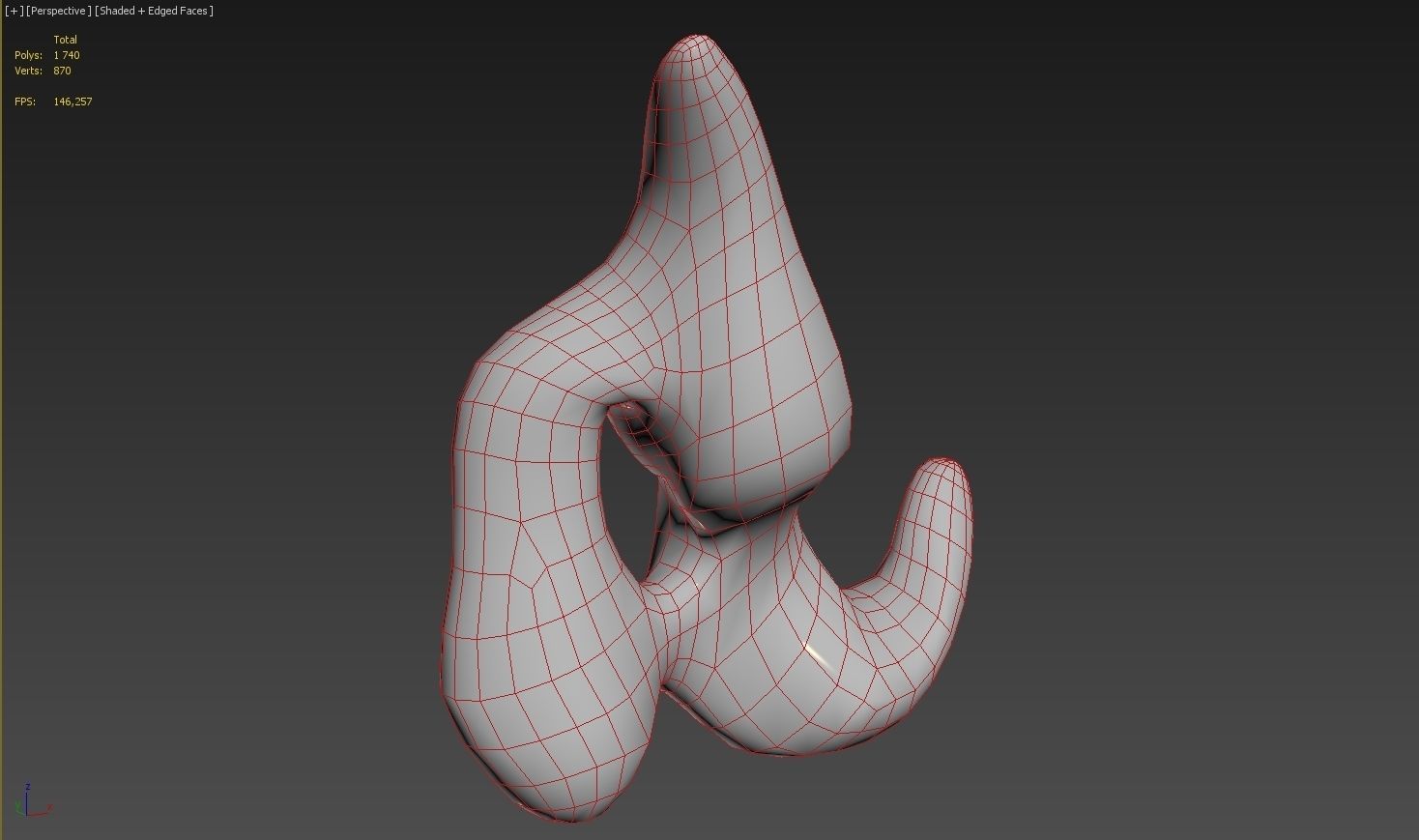 Jean Arp Star in a Dream abstract sculpture 3D model_9