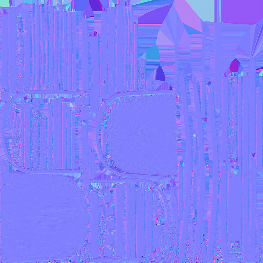 Old Wooden Chair 3D model_9