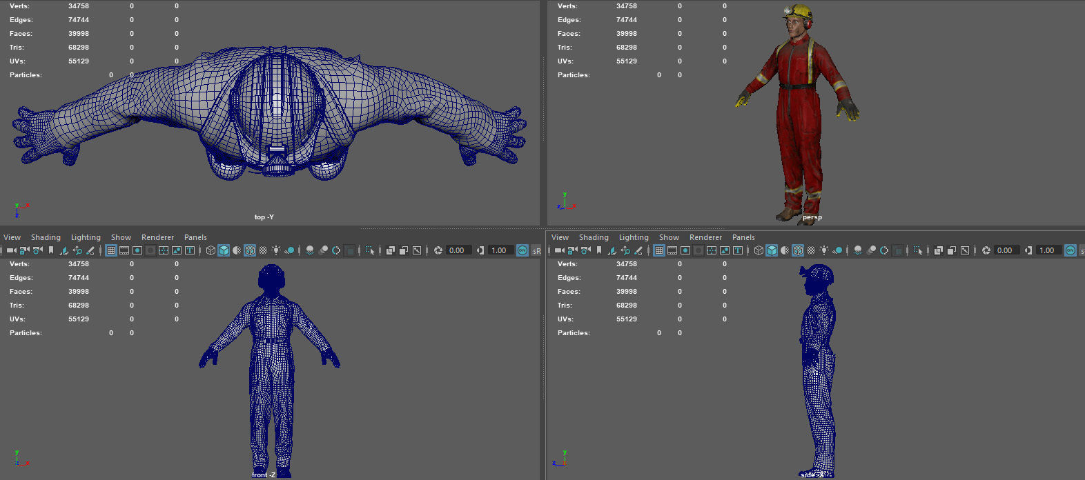 MINER MAN 3D model_13