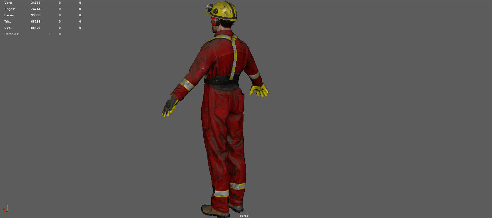 MINER MAN 3D model_7