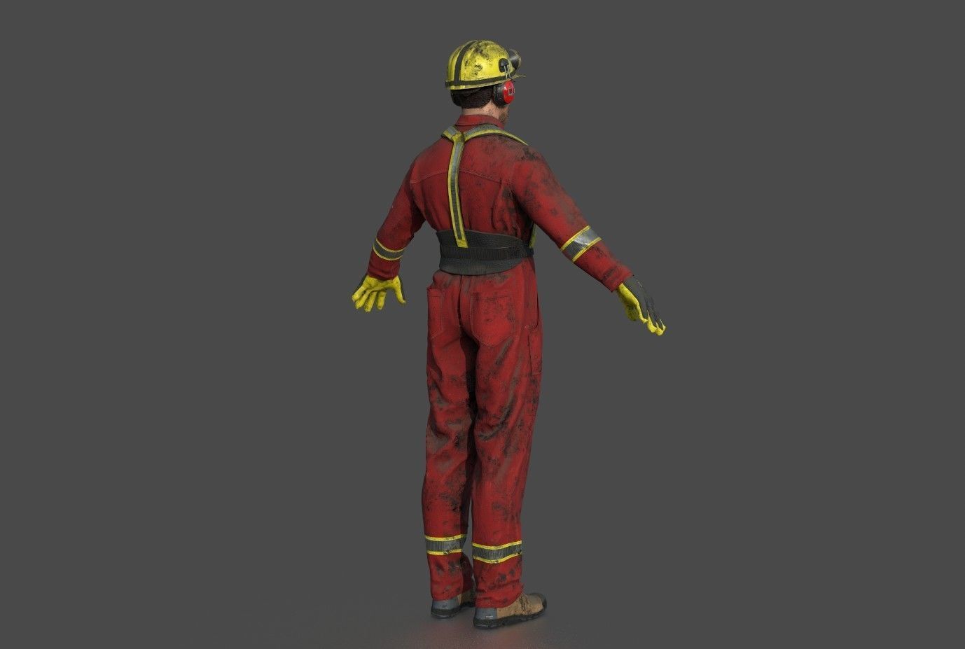 MINER MAN 3D model_2
