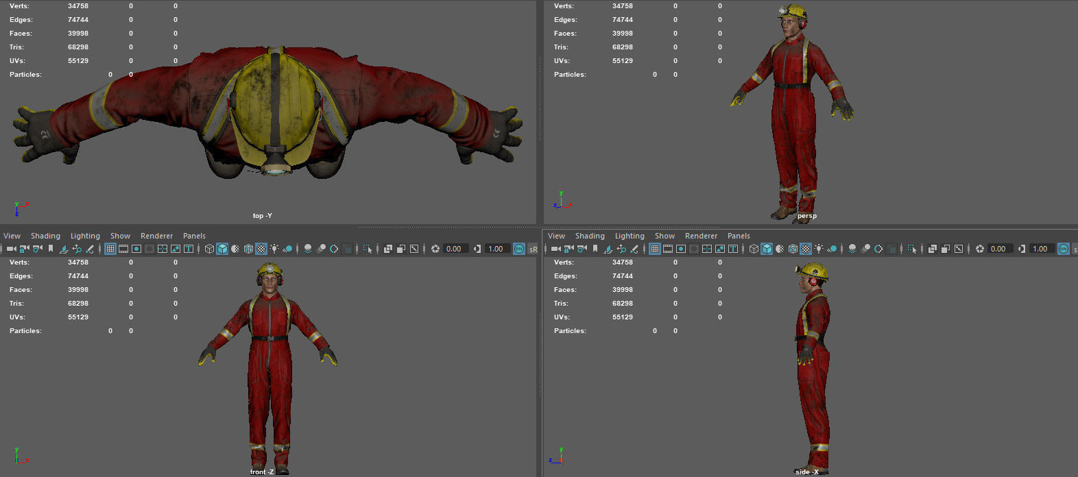 MINER MAN 3D model_11