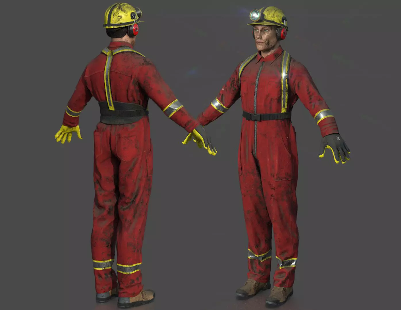 MINER MAN 3D model_0