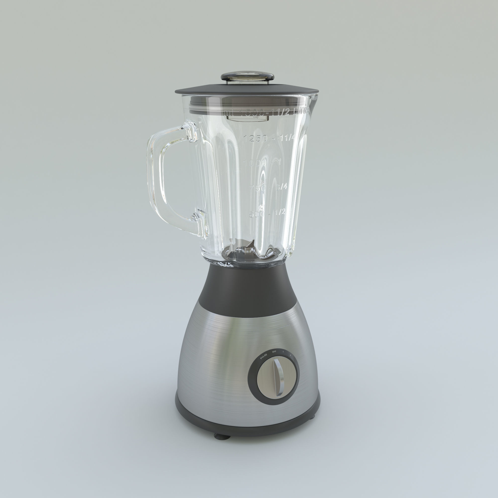 Blender Kitchen 3D model_1