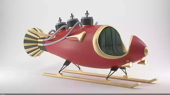 Alien Xmas Rocket