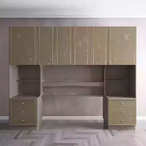 Mobilia locker with drawers and cabinets