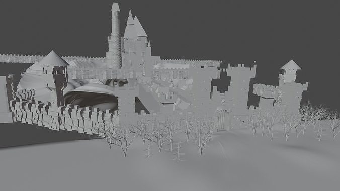 castle harry potter Free 3D model
