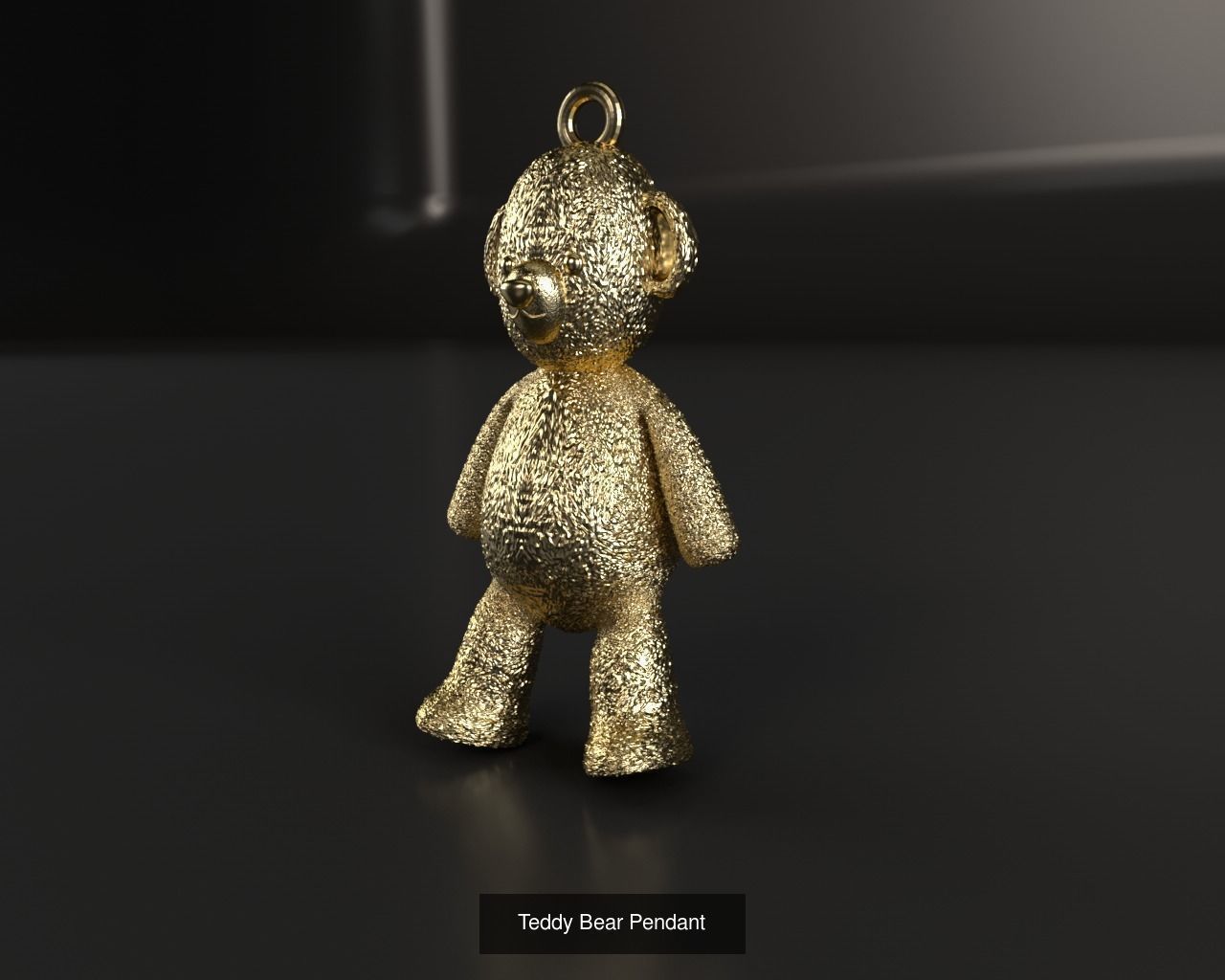 Teddy Bear Pendants Package 3D Model Collection_1