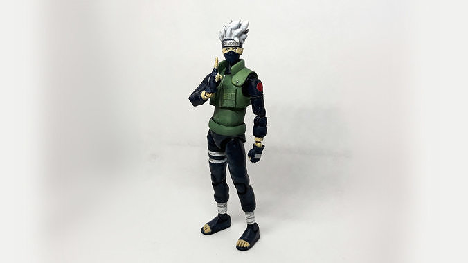 Kakashi action figure from the anime Naruto  3D print model