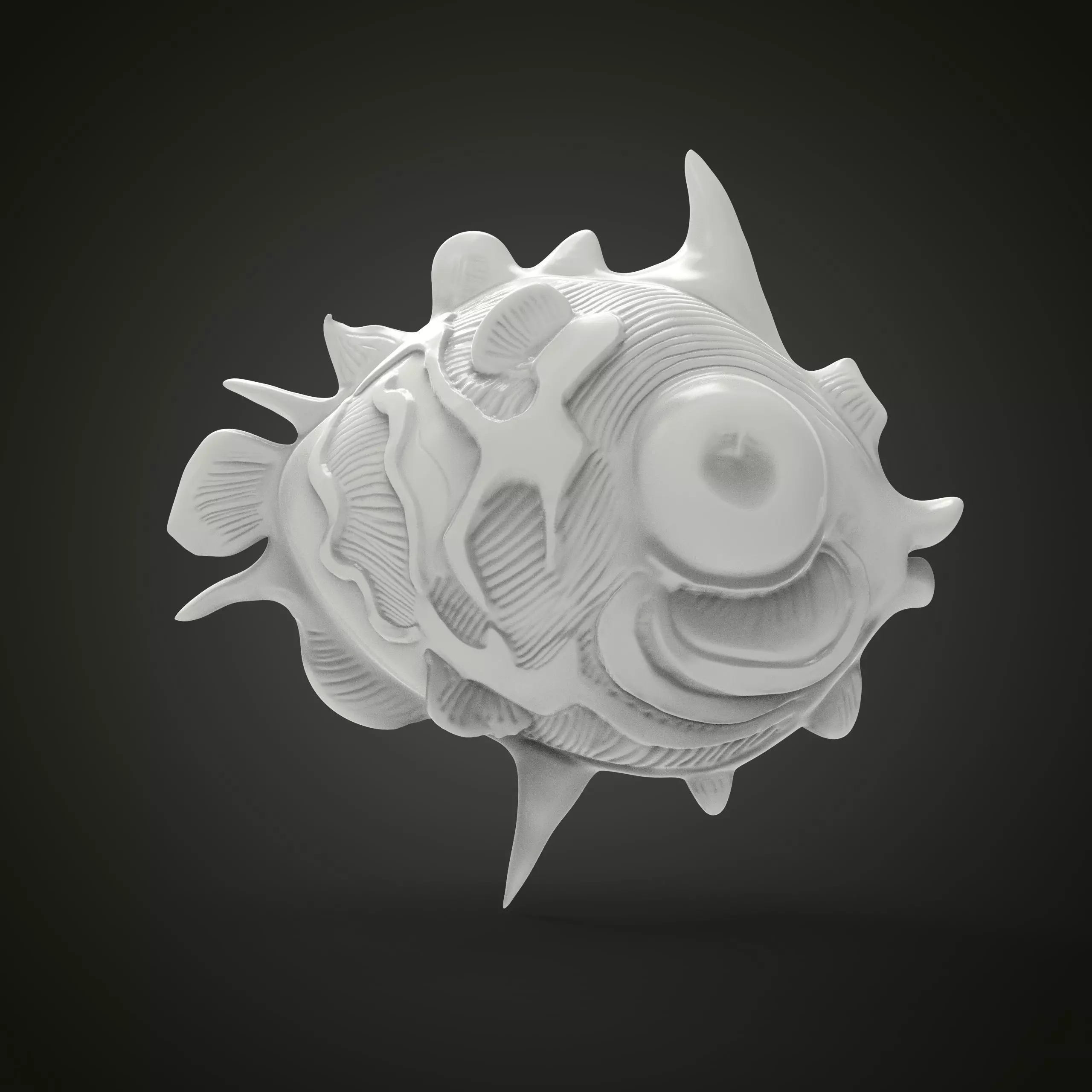 Decorative fish 3D print model