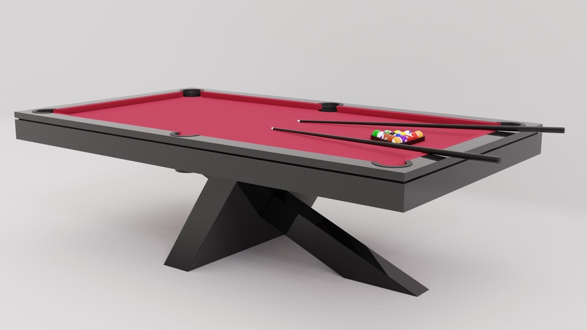 Ekilibrium pool table  Low-poly 3D model_3