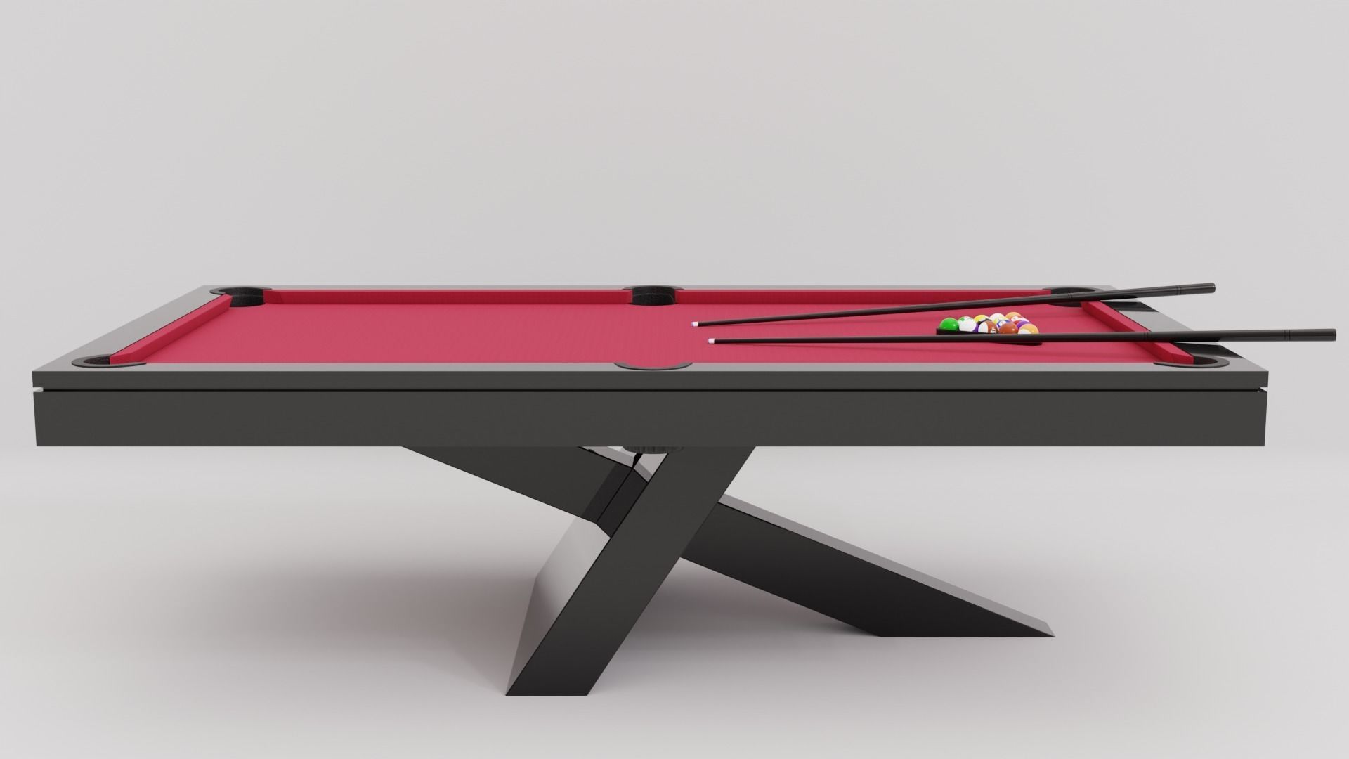 Ekilibrium pool table  Low-poly 3D model_4