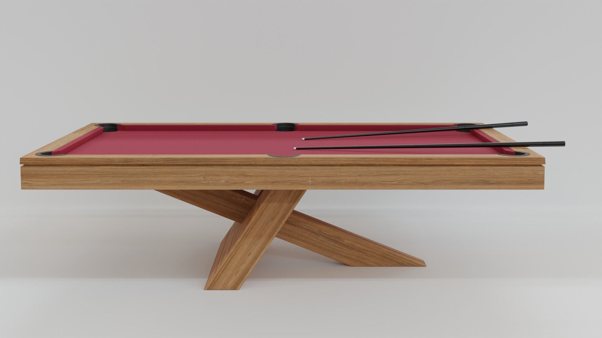 Ekilibrium pool table  Low-poly 3D model_2
