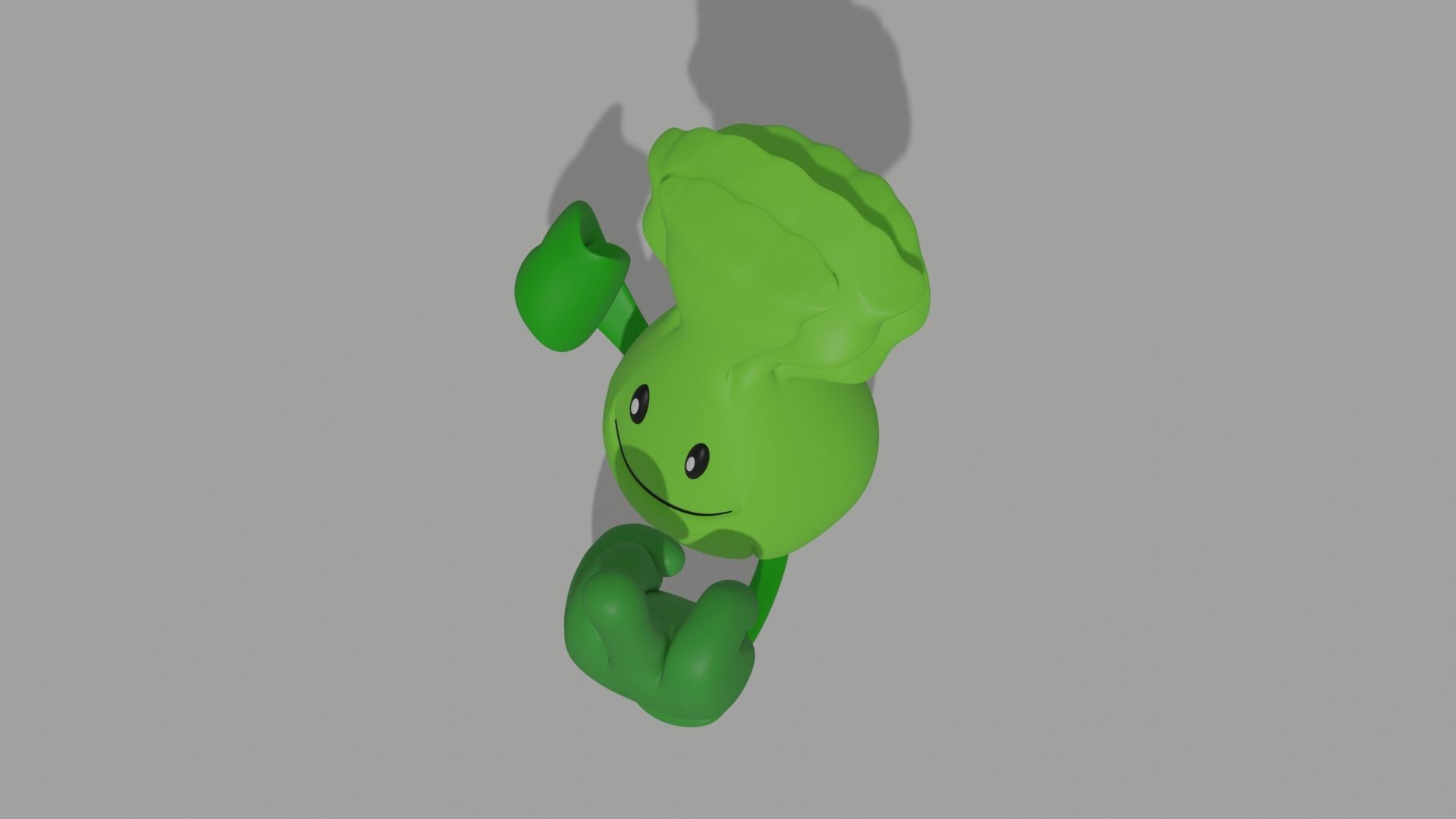 Plants vs Zombies meme  3D print model_3