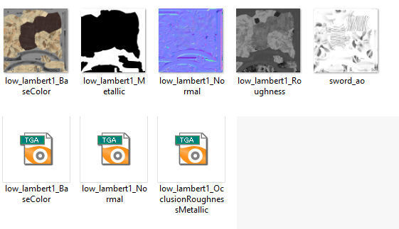 Dragon Sword  Low-poly 3D model_11