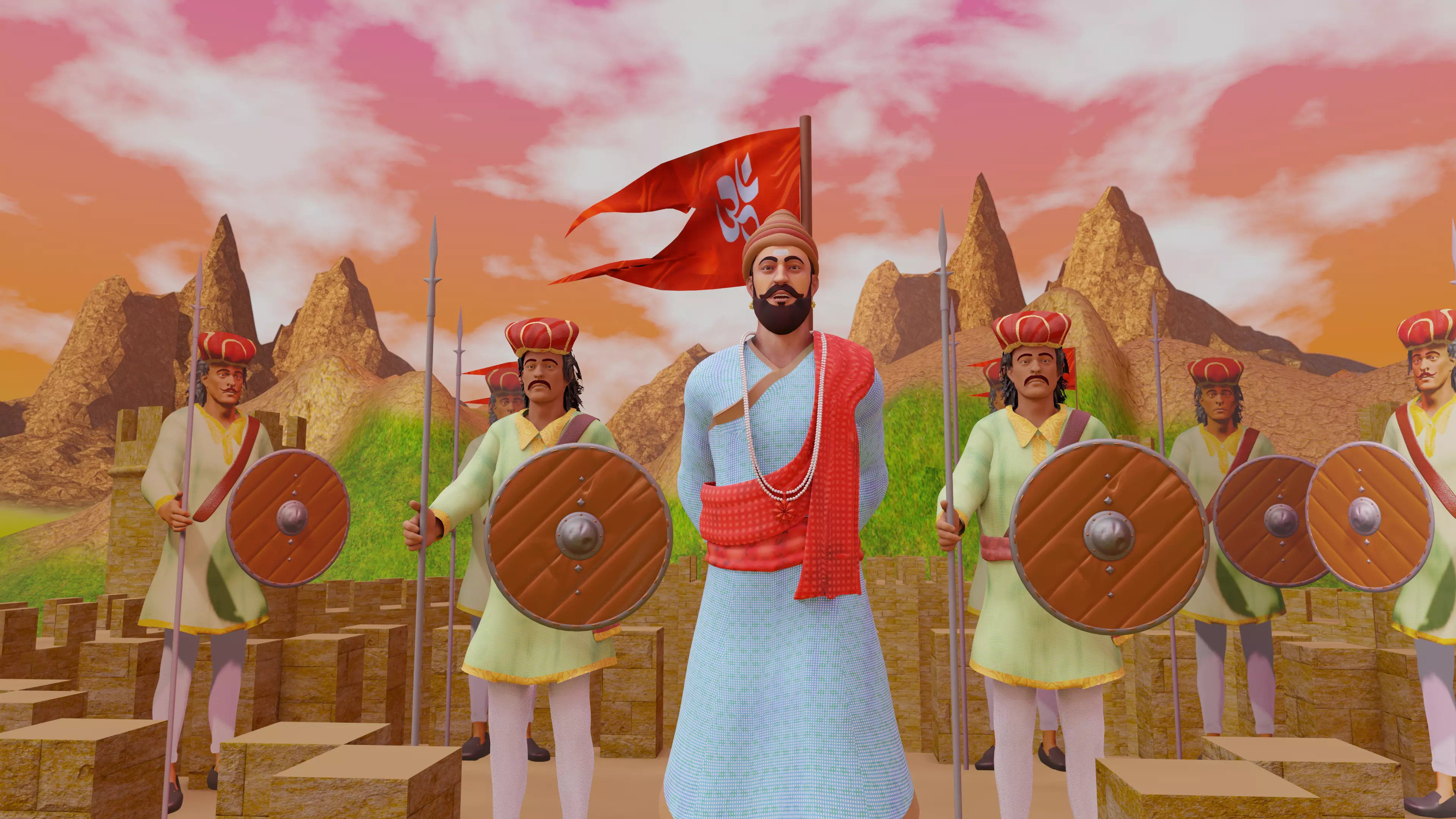 Veer shivaji maharaj  3D model_0