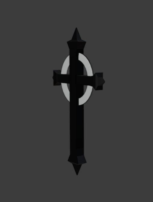 Anglican cross Free 3D model_1
