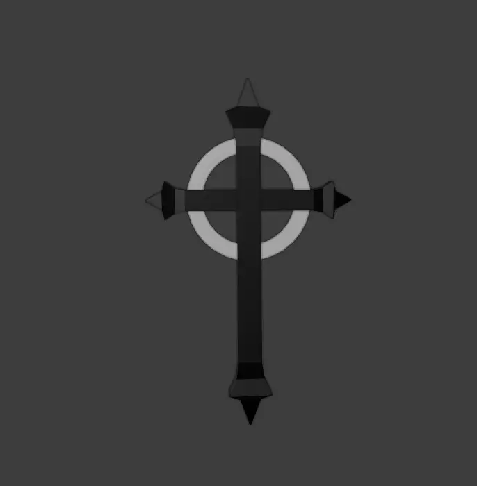 Anglican cross Free 3D model_0