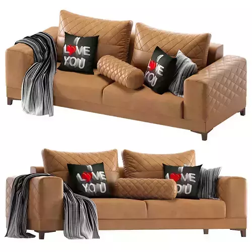 Sofa Corso Leather 3D model