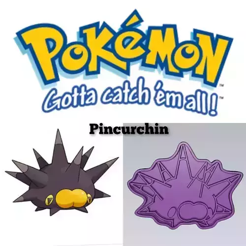 Pokemon Pincurchin Cookie Cutter Stamp Cake Decorating
