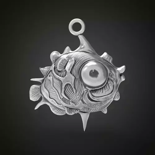 Decorative fish pendant