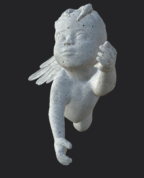 3D Cherub or cherubim 3D model_9