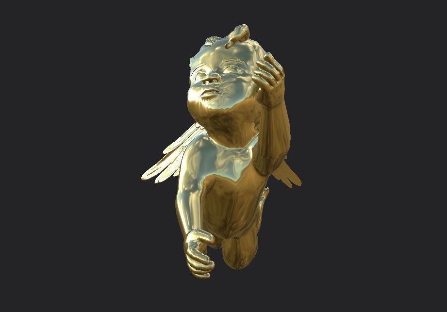 3D Cherub or cherubim 3D model_2