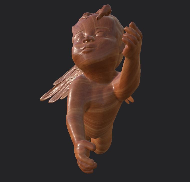 3D Cherub or cherubim 3D model_5