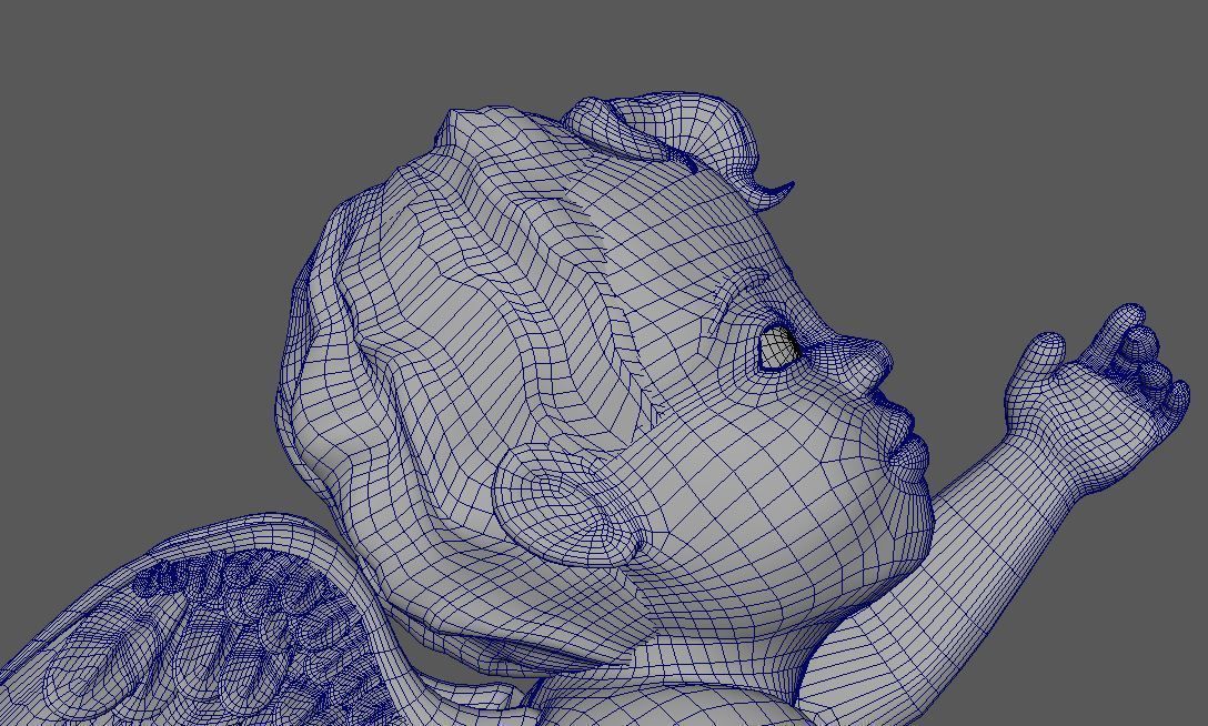 3D Cherub or cherubim 3D model_18