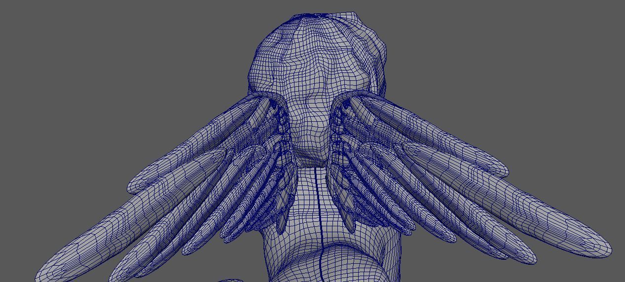 3D Cherub or cherubim 3D model_13