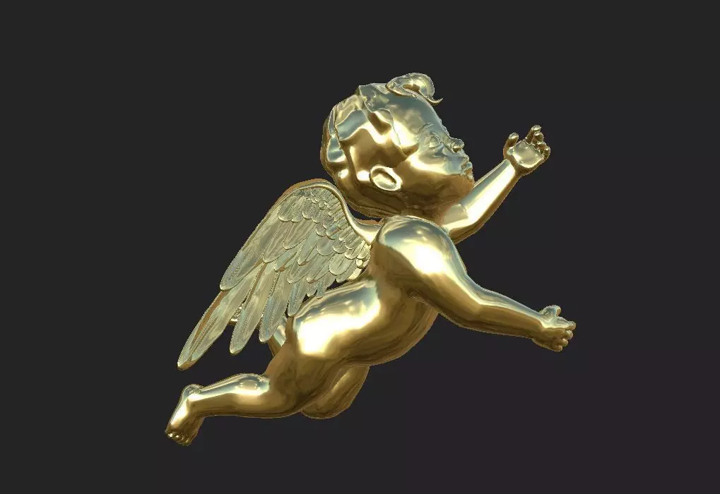 3D Cherub or cherubim 3D model_0