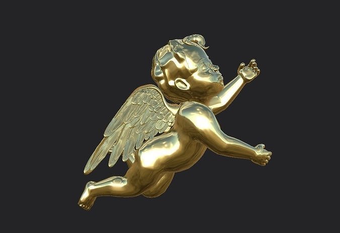 3D Cherub or cherubim 3D model